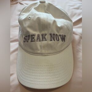 Official Taylor Swift White Speak Now Hat